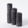 Kerze Ø 7 h 10 cm schwarz