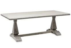 Klostertisch Massivholz modern grau
