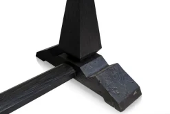 Klostertisch Massivholz schwarz 220