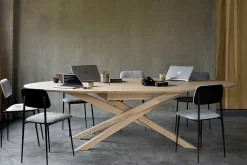 Konferenztisch Mikado Eiche oval 267 cm
