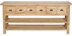 Konsolentisch Loft Teakholz B 180 cm