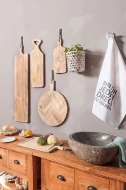 Konsolentisch Loft Teakholz B 75 cm