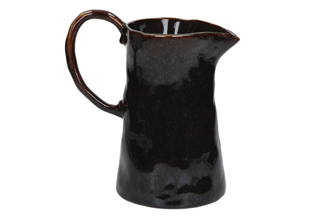 Krug Ascoli dunkelbraun H 24 cm