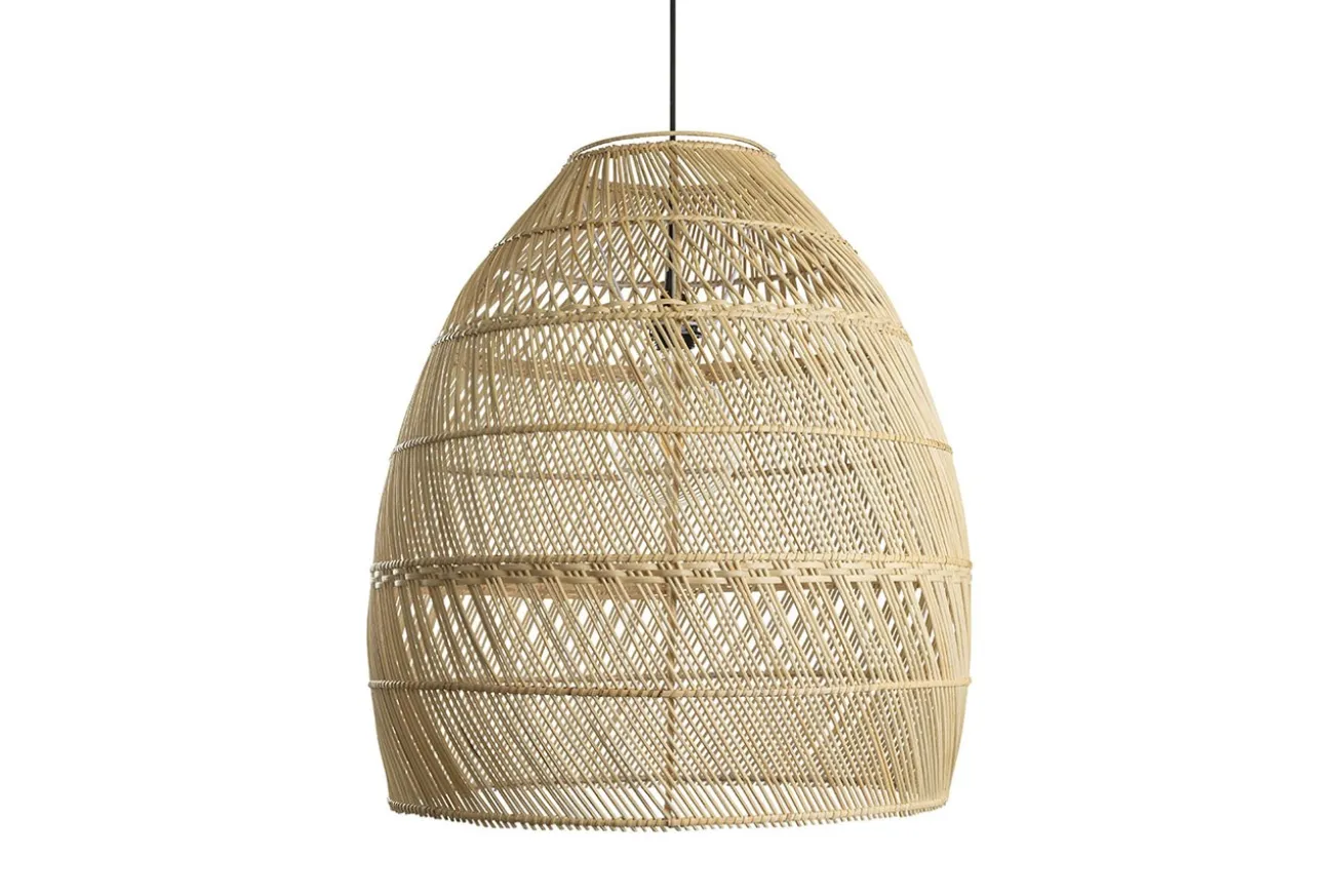 Lampenschirm Luna Rattan natural M