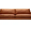 Ledersofa Justin Luxus 3 Sitzer cognac