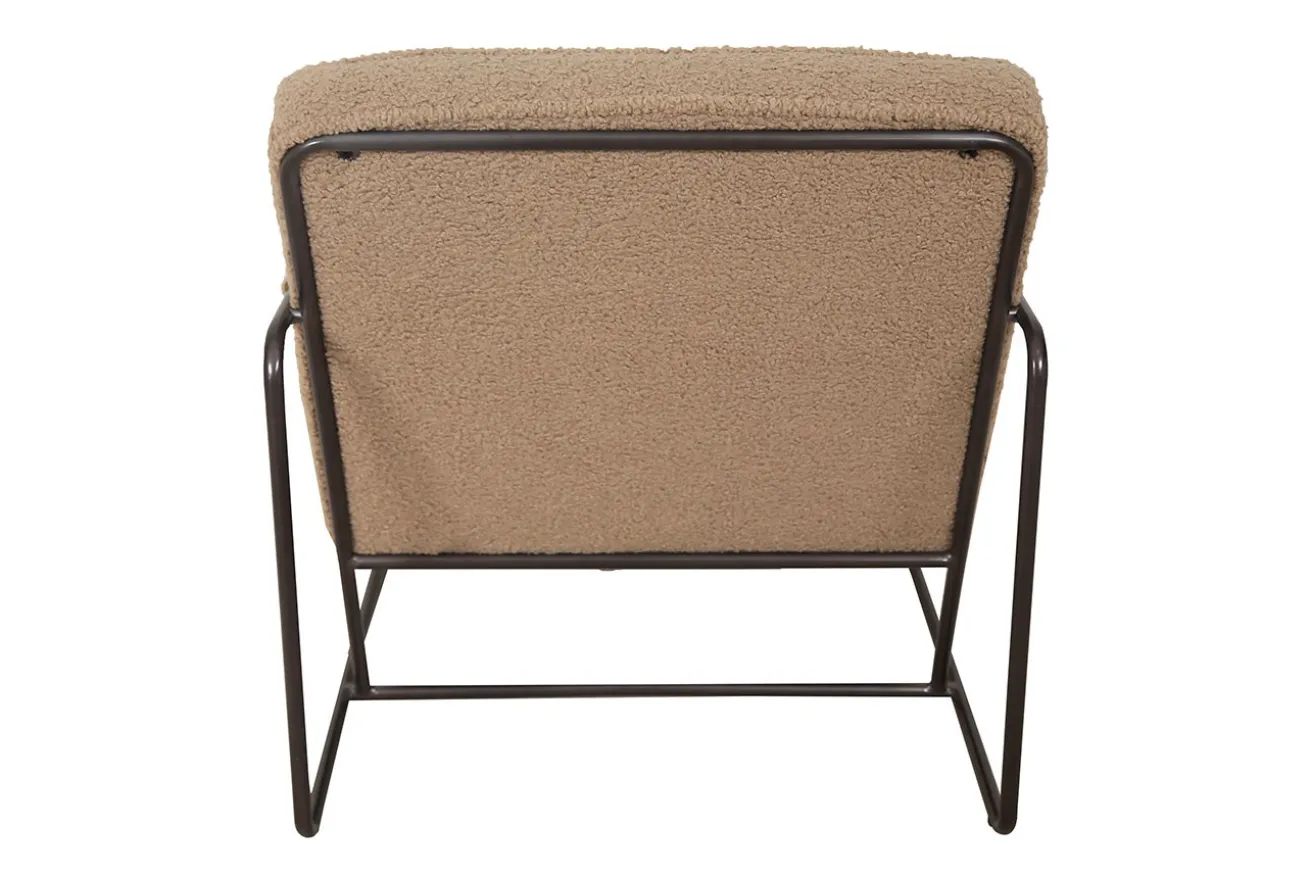 Lounge Sessel Marco Century Boucléstoff camel