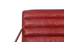 Lounge Sessel Marco Century Leder rot