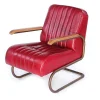 Lounge Sessel Marco 1930 Leder rot