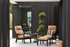 Loungesessel Slide verstellbar gold