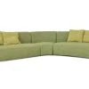 Loungesofa Ronni halbrund grün