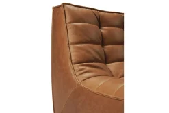 Modulsofa N701 Einzelelement B 80 cm braun