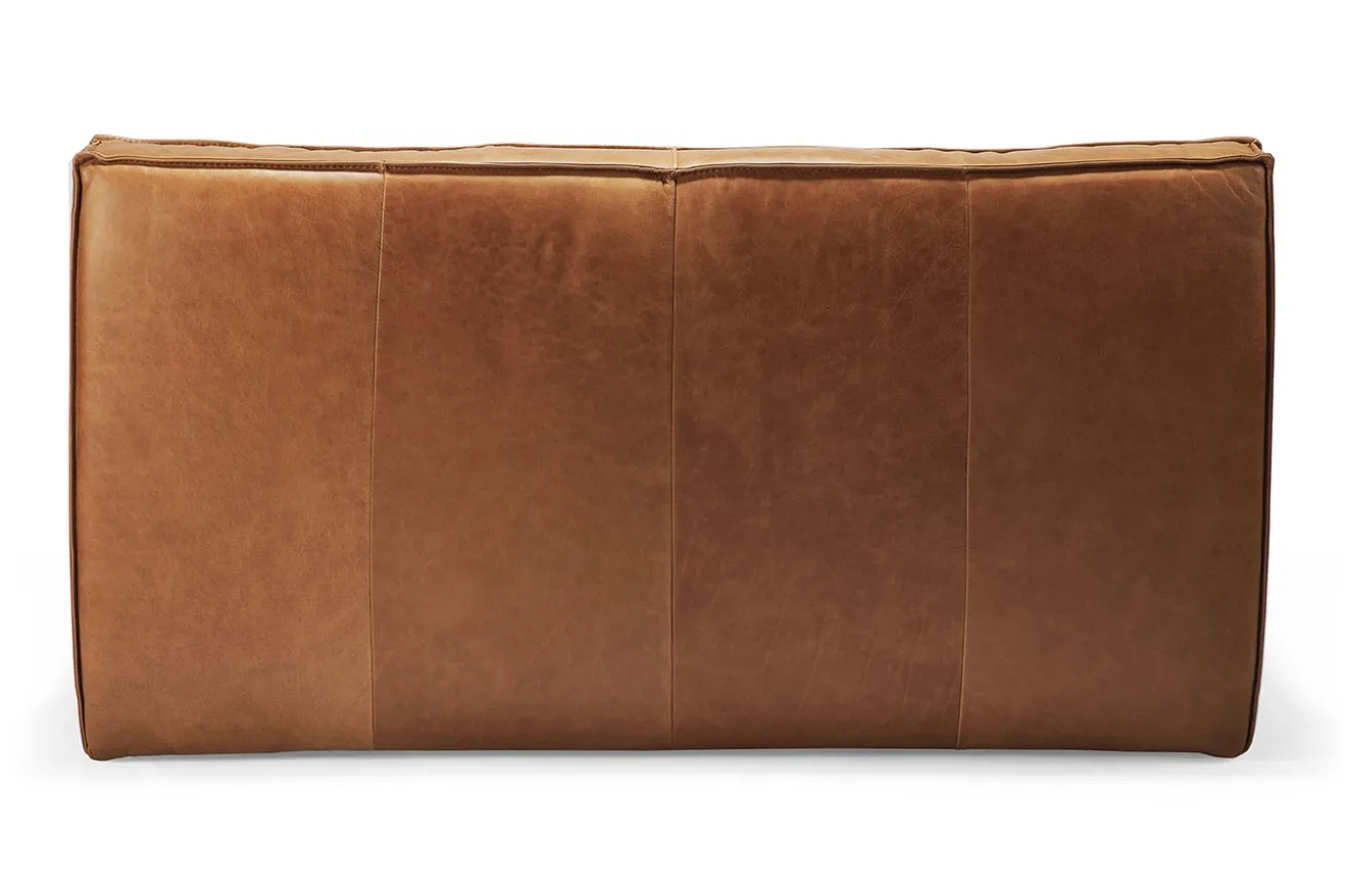 Modulsofa N701 2-Sitzer B 140 cm braun