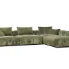 Modulsofa Tarzan Breitcord Stoff grün