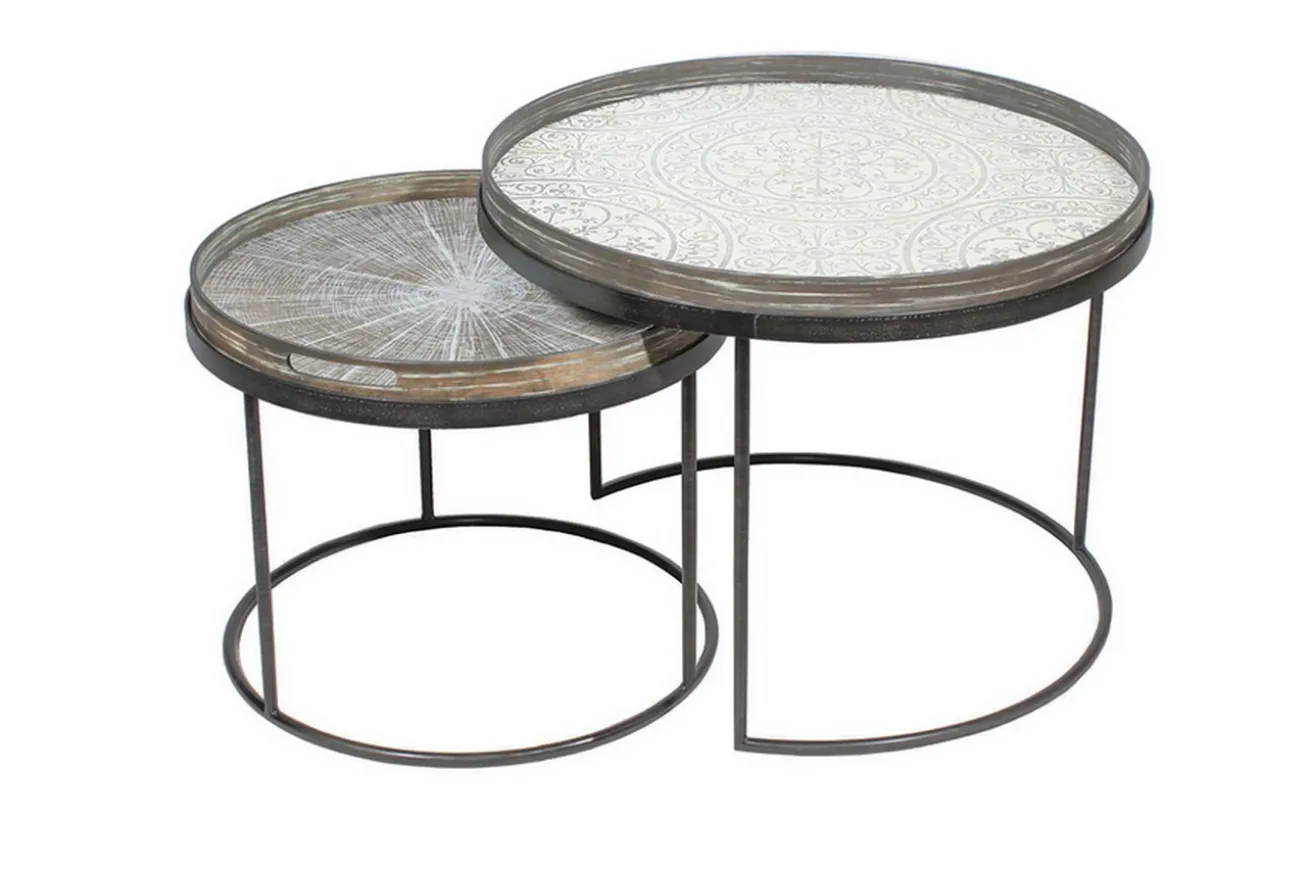 Notre Monde Couchtisch Gestell Set rund