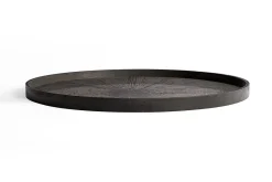 Notre Monde Tablett Black Slice rund D 92 cm