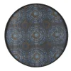 Notre Monde Tablett Seaside blau schwarz D 61 cm