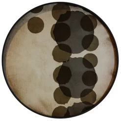Notre Monde Tablett Slate Layered Dots D 61 cm