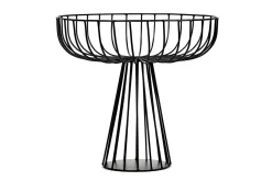 Obstschale Catu Metall schwarz H 28