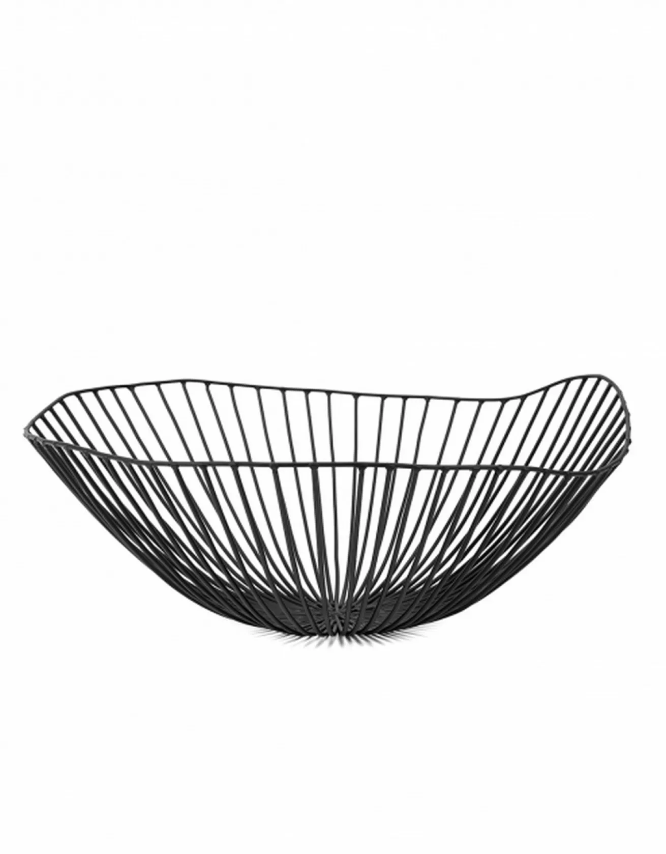 Obstschale Cesira Metall schwarz 39cm