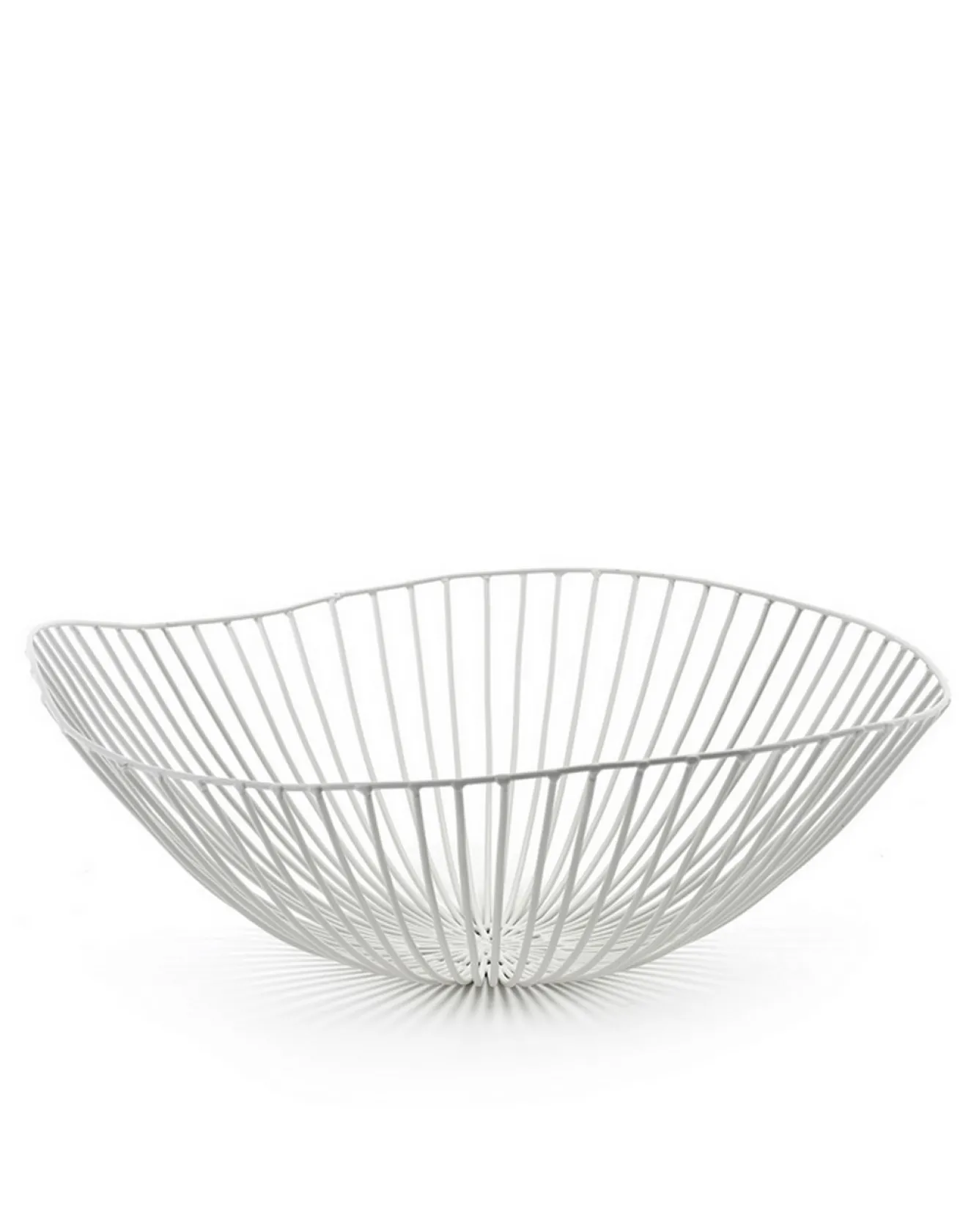 Obstschale Cesira Metall weiss 39 cm