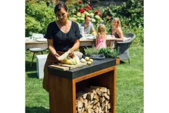 Ofyr Butcher Block Storage Corten 90 Keramik