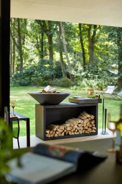 Ofyr Grill Island Black 100 Keramik dunkelgrau