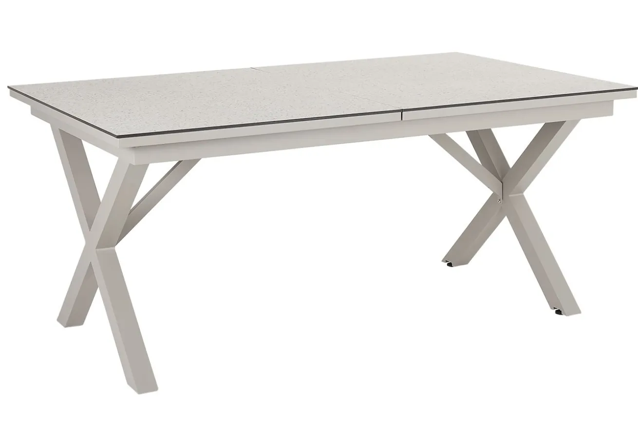 Outdoor Ausziehtisch Hillmond beige 166