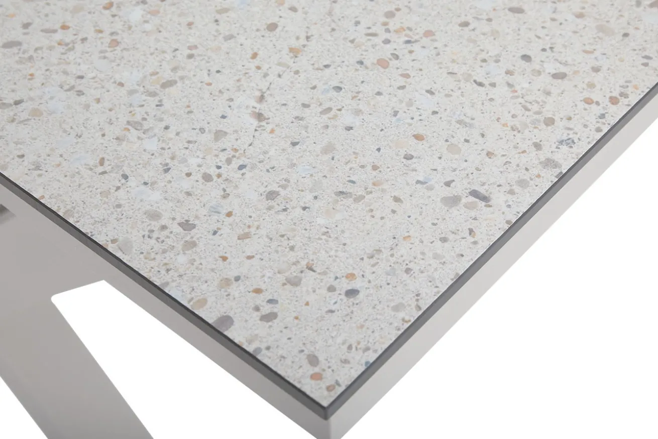 Outdoor Ausziehtisch Hillmond beige 166