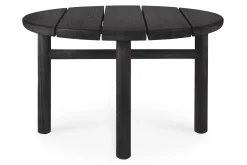 Outdoor Beisteller Quatro Teak schwarz