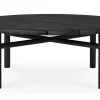 Outdoor Couchtisch Quatro Teak schwarz