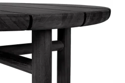 Outdoor Couchtisch Quatro Teak schwarz
