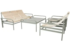 Outdoor Couchtisch Sling grün B 135 cm