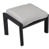 Outdoor Fußhocker Slide grau