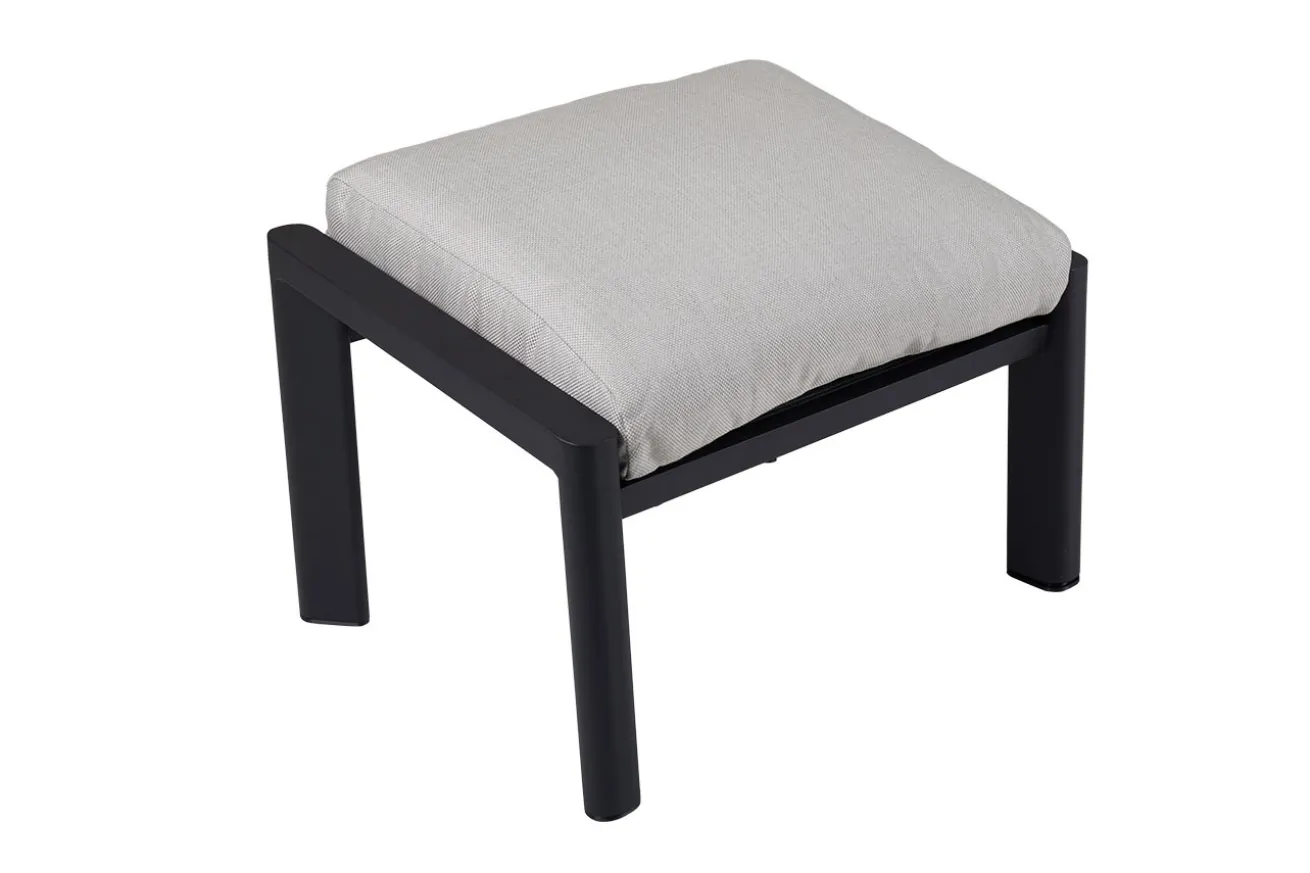 Outdoor Fußhocker Slide grau