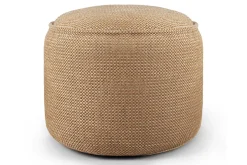 Outdoor Sitzhocker Donut rund braun