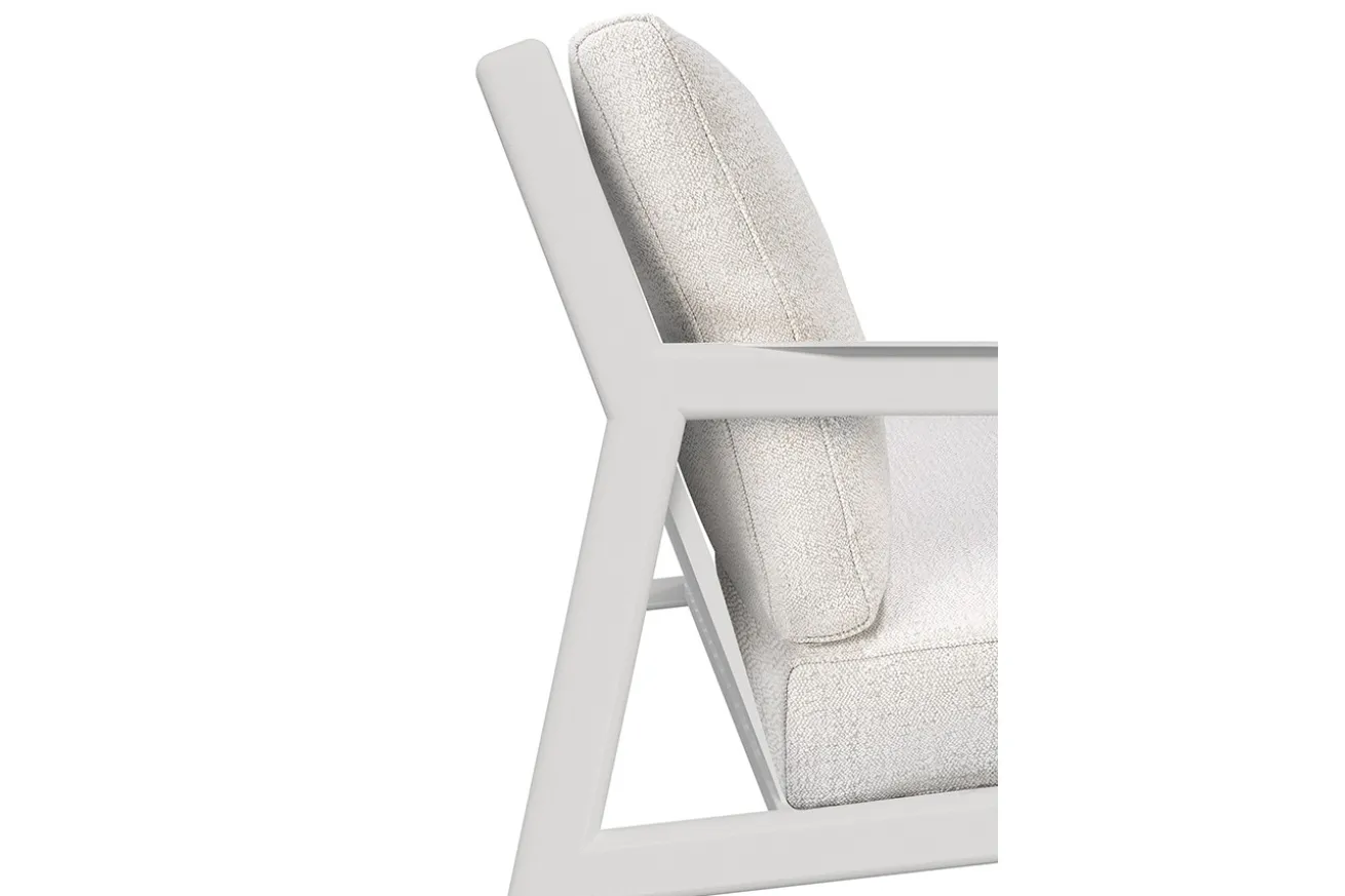 Outdoorsofa Jack Aluminium weiß