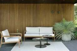 Outdoorsofa Jack 2 Sitzer Teak natur