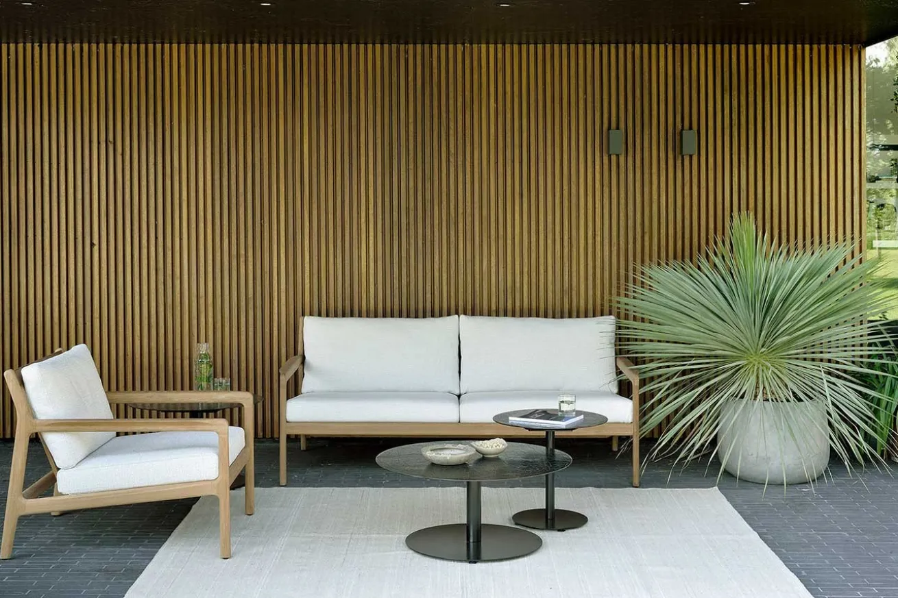 Outdoorsofa Jack 2 Sitzer Teak natur