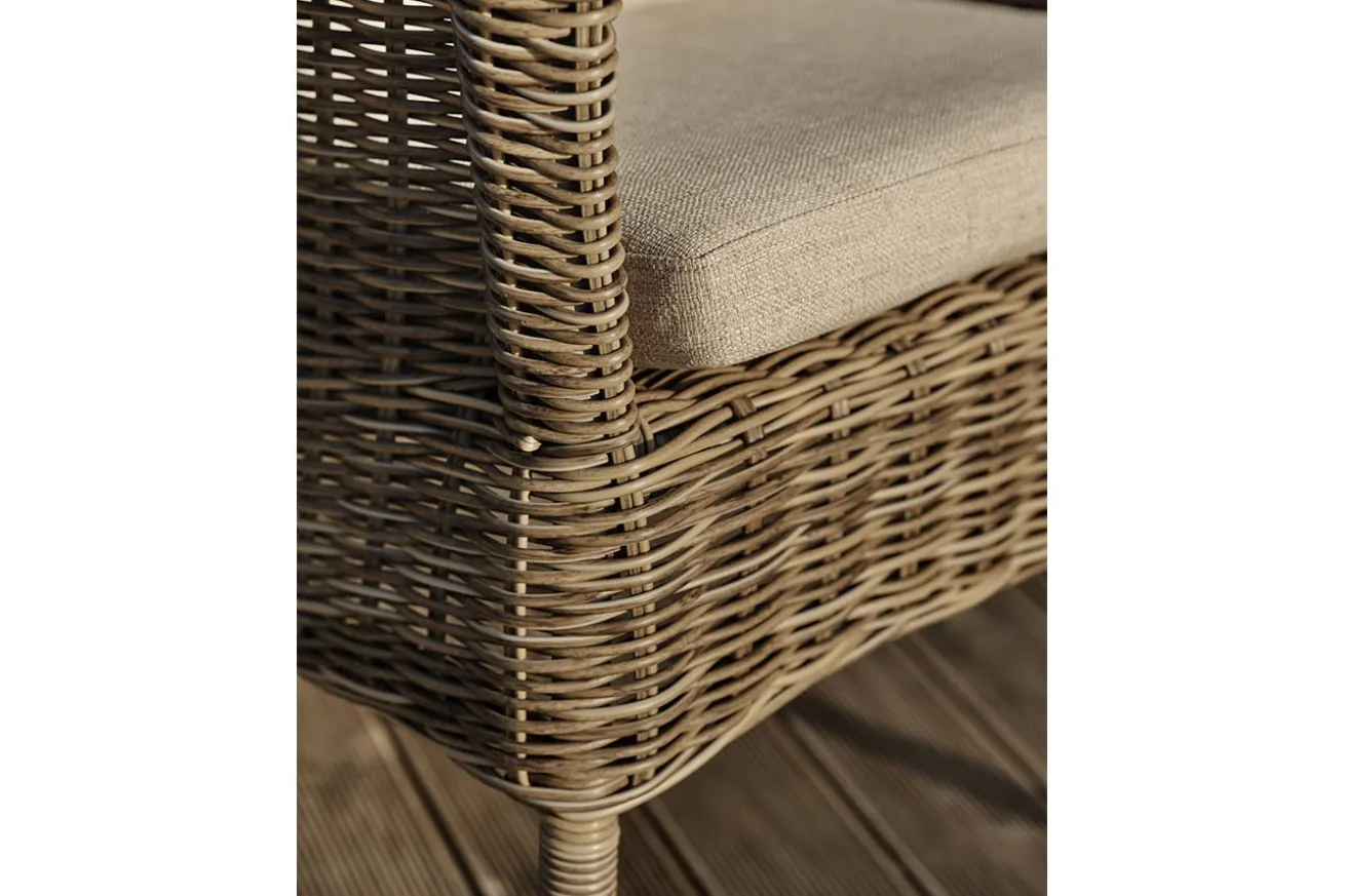 Outdoorstuhl Lenora Rattan natur
