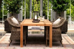 Outdoorstuhl Lenora Rattan natur