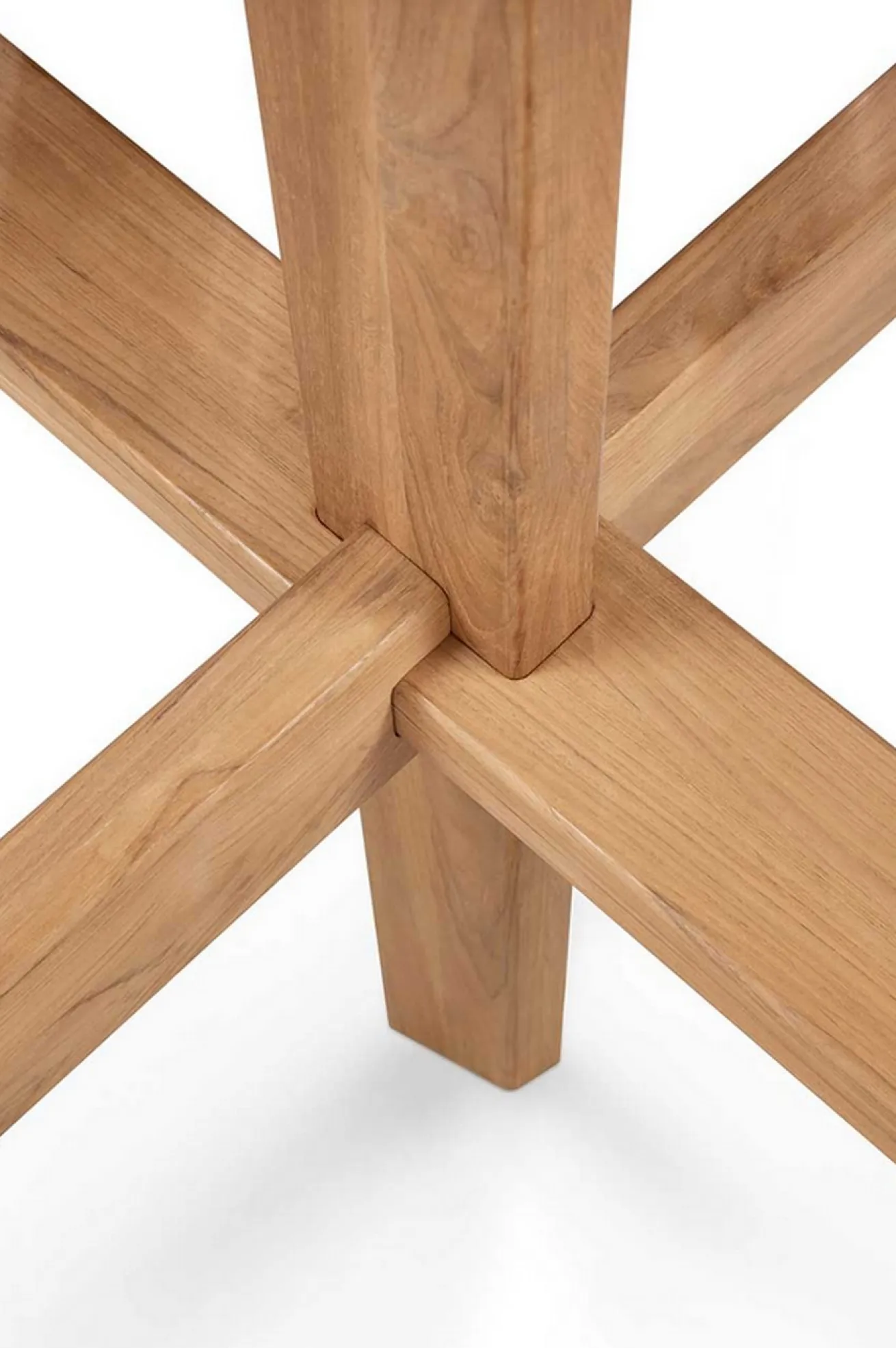 Outdoor Tisch Circle Teakholz rund klein