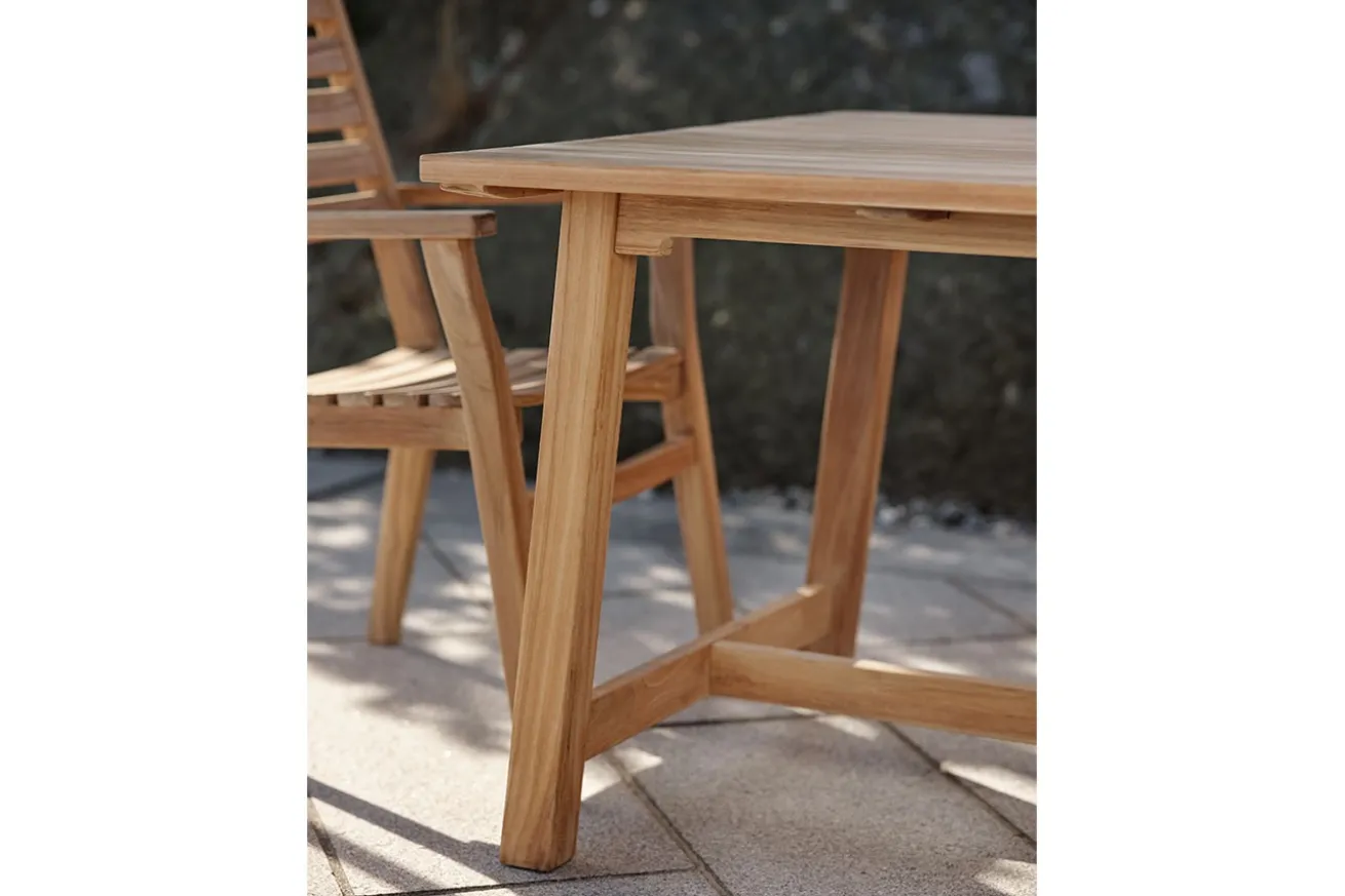 Outdoortisch Keros Teak natur 230 cm