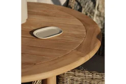 Outdoortisch Lilja Teak natur D 165cm