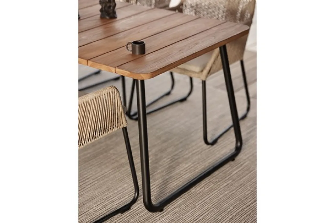 Outdoortisch Nolli Teak natur 225cm