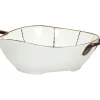 Pastaschale Anafi mit Griff weißblau D 24,5 cm