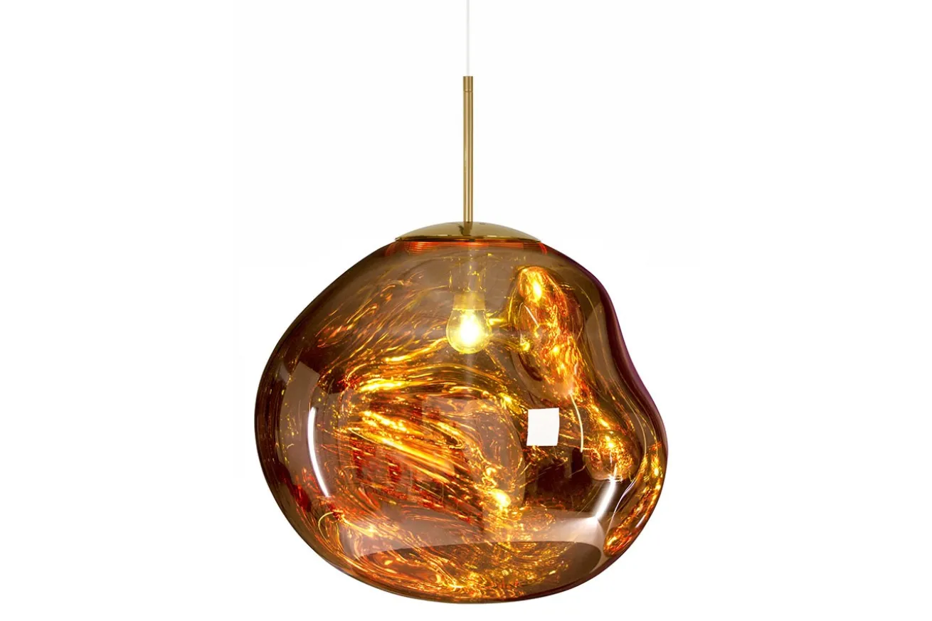 Pendelleuchte Melt Gold