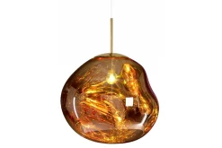 Pendelleuchte Melt Gold klein