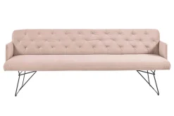 Polsterbank mit Armlehnen Sinfonie Samt rosa