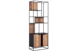 Regal Cosmo Teak Metall 220x80 cm