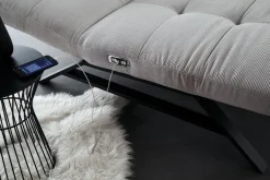 Relaxliege maxi Rovere silber